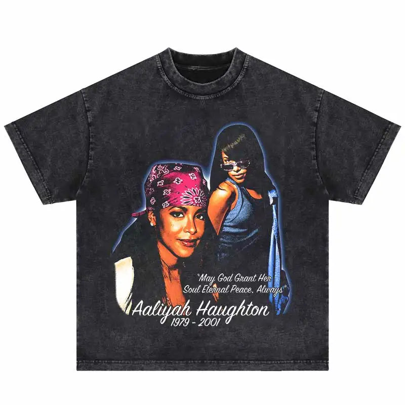 Blackout Oversized Aaliyah T-Shirt