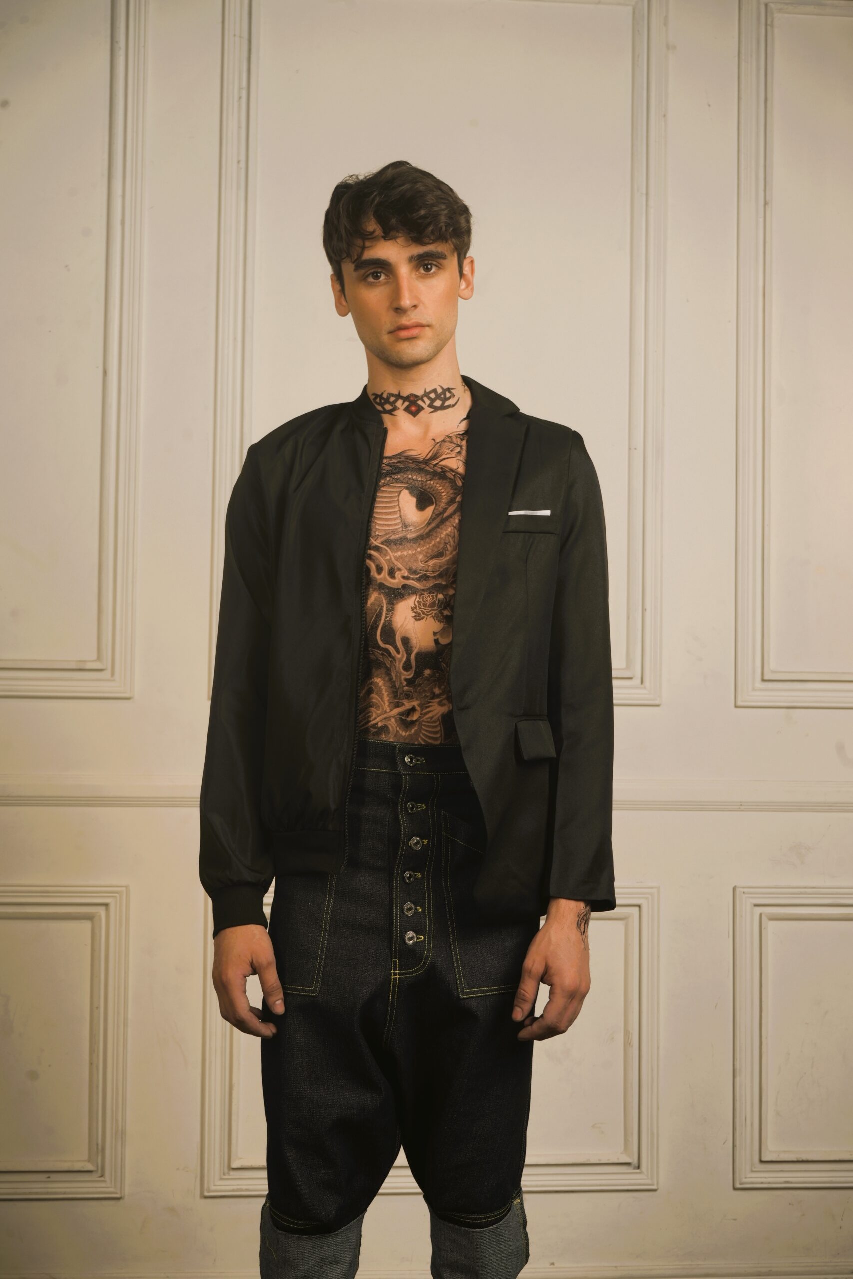 DECONSTRUCTED HYBRID BLAZER/LEFT BOMBER - Image 4