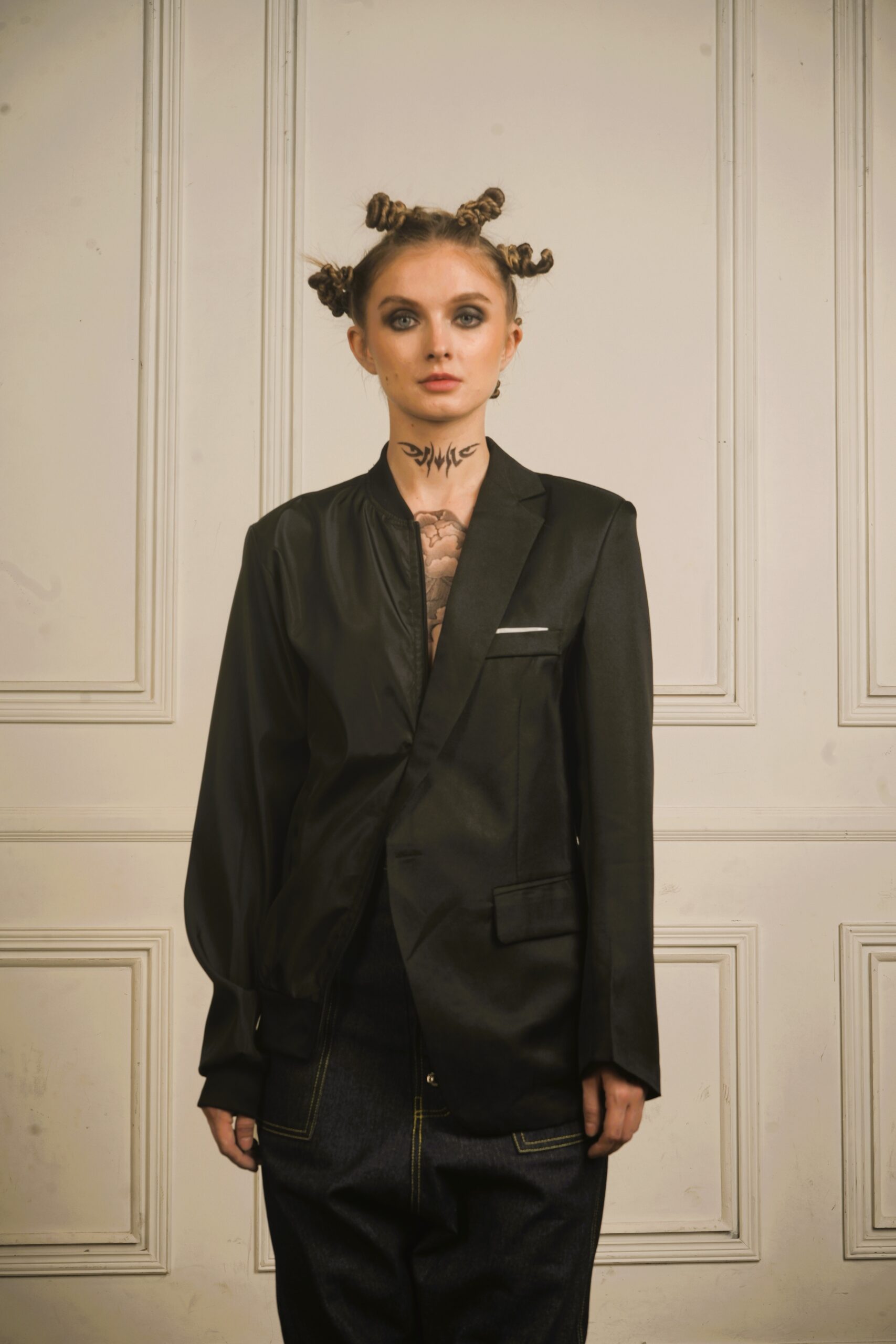 DECONSTRUCTED HYBRID BLAZER/LEFT BOMBER - Image 5